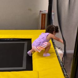 Giggles - Huge hole in the safety net of the trampoline!! My little one could have fallen out!!!