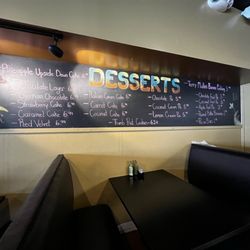 Dean's Restaurant & Bakery - Desert menu