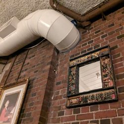 The University Club - Years of water damage.