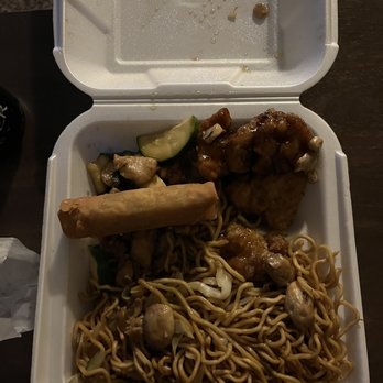 Panda Express - a takeout container with noodles and meat - Chinese Near Me - Spokane, Washington Panda Express - a takeout container with noodles and meat - Chinese Near Me - Spokane, Washington