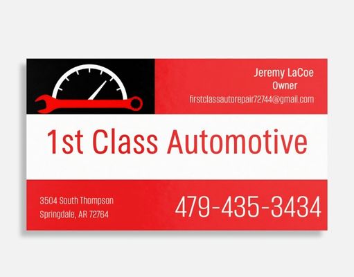 1st Class Automotive on Yelp