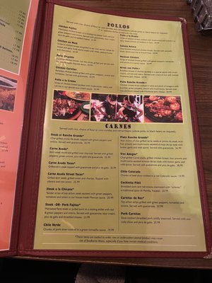 Menu photo 1 El Rancho Grande Bend, OR