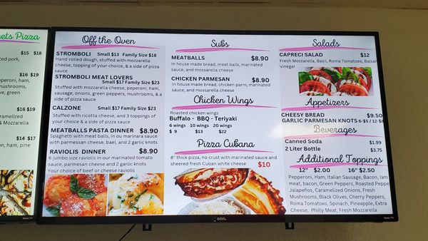 Menu photo 1 Gigio's Pizza Sebring, FL