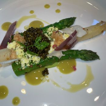 Le Jardinier - ASPARAGUS MIMOSA, JAMÓN IBÉRICO, ROYAL KALUGA CAVIAR - French Near Me - Miami, Florida
