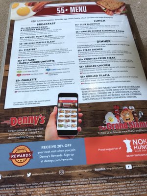 Menu photo 4 Denny's Newcastle, CA