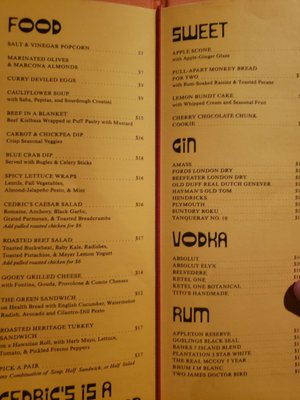 Menu photo 4 Cedric's At The Shed New York, NY Menu photo 4 Cedric's At The Shed New York, NY