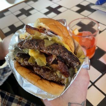 Redheaded Stranger - double cheeseburger - Tacos Near Me - Nashville, Tennessee