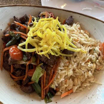 Malai Kitchen - Lemongrass Beef with Simply Fried Rice - Thai Near Me - Fort Worth, Texas Malai Kitchen - Lemongrass Beef with Simply Fried Rice - Thai Near Me - Fort Worth, Texas
