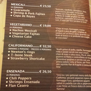Mexicali - Menù - Mexican Near Me - Milan, Michigan