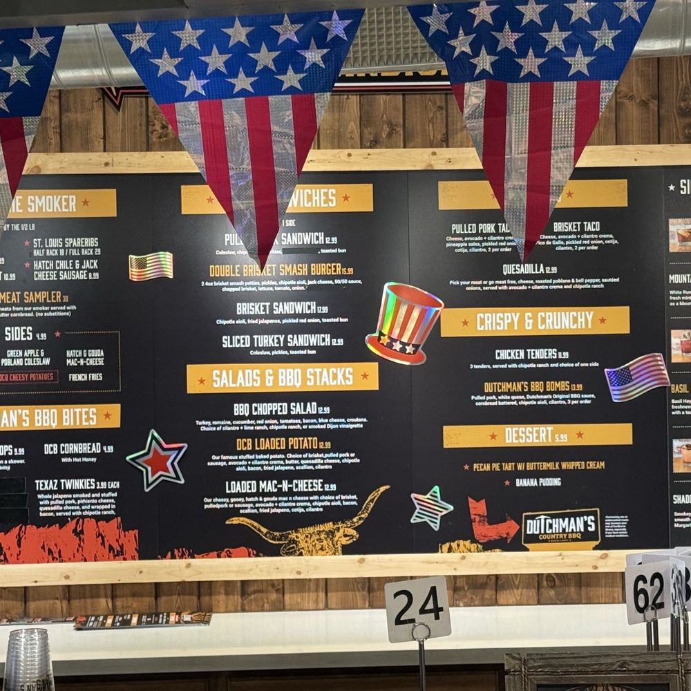 Dutchman's Country BBQ - Menu board - Barbeque Near Me - Apache Junction, Arizona