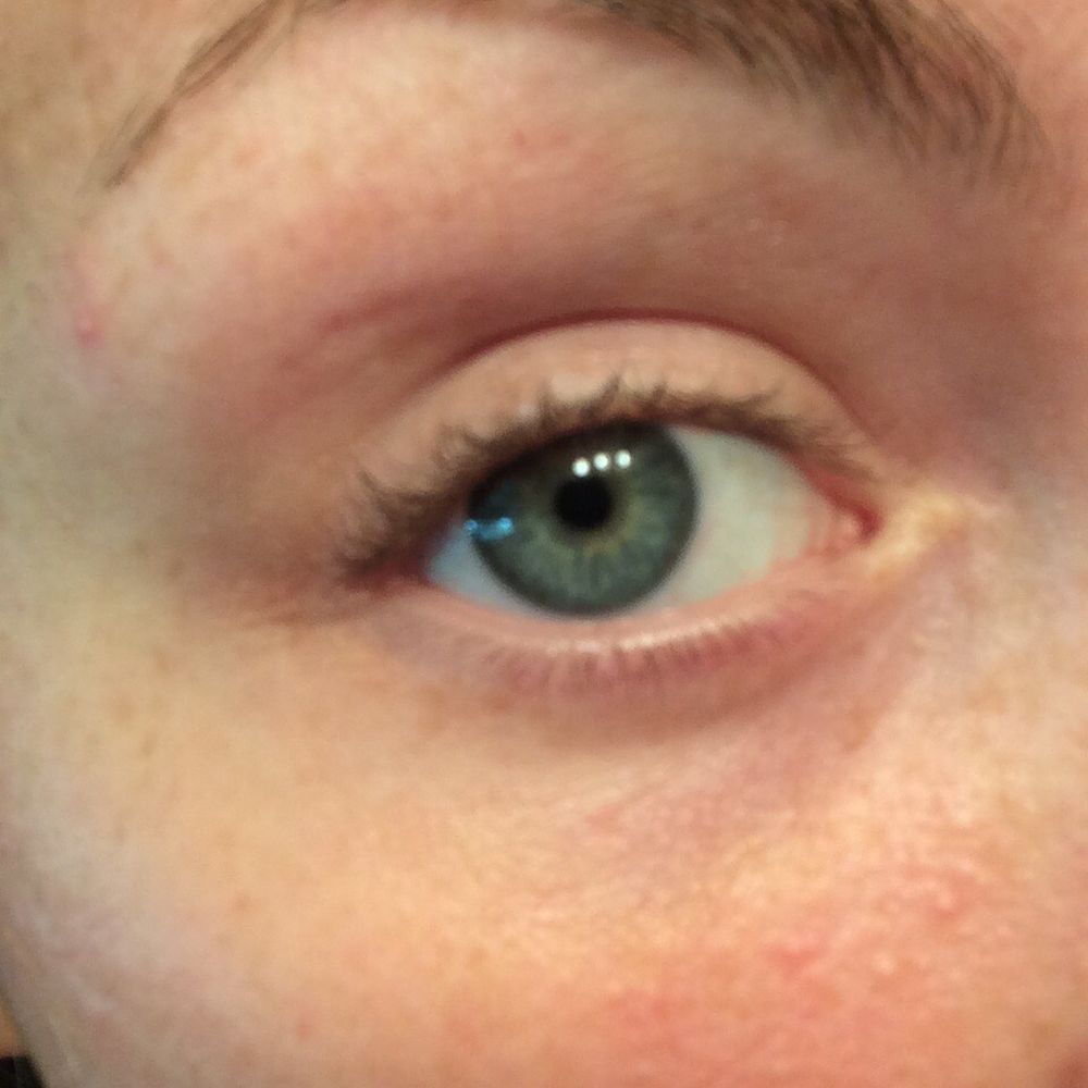 A few days after an eyebrow wax.