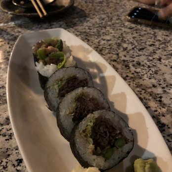 Sushi Den - Kobe Beef Roll - Japanese Near Me - Denver, Colorado Sushi Den - Kobe Beef Roll - Japanese Near Me - Denver, Colorado