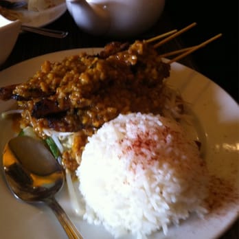 Banana Leaf - Satay chicken and Gado Gado - Malaysian Near Me - Vancouver, British Columbia