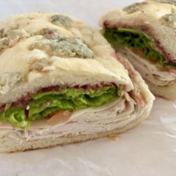 Rubicon Deli - Crandie Sandwich (blue cheese bread)