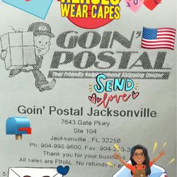 Goin' Postal - Excellent service!