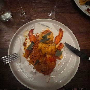 Del Mar Naples - Lobster spaghetti - Seafood Near Me - Naples, Florida