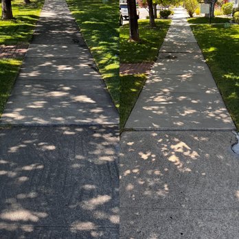 Splash Pros Pressure Washing - Sidewalk transformation in Midtown - Pressure Washers Near Me Splash Pros Pressure Washing - Sidewalk transformation in Midtown - Pressure Washers Near Me