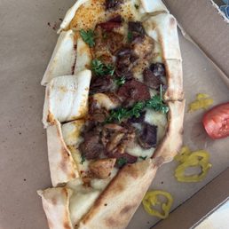 +mixed Meat Pide