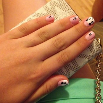 Q Salon - Another side of these amazing panda nails.... - Nail Salons Near Me - Beverly Hills, California Q Salon - Another side of these amazing panda nails.... - Nail Salons Near Me - Beverly Hills, California