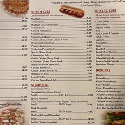 Dominicks Pizzeria - Menu Back 10-2020