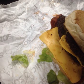 Sonic Drive-In - Unmelted cheese on the cold SONIC - Bacon Cheeseburger - Fast Food Near Me - Duncan, South Carolina Sonic Drive-In - Unmelted cheese on the cold SONIC - Bacon Cheeseburger - Fast Food Near Me - Duncan, South Carolina