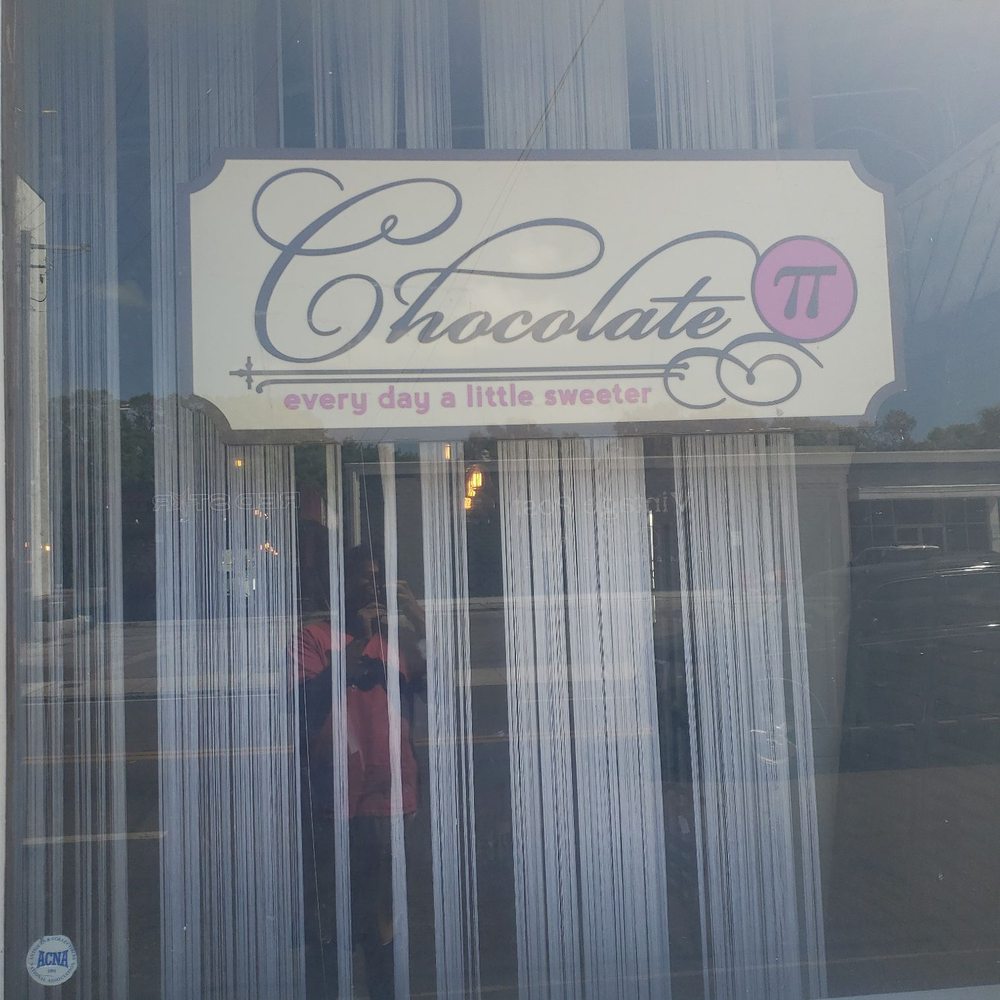 Chocolate Pi - Window sign(parallel to Florida Ave northbound) - Desserts Near Me - Tampa, Florida Chocolate Pi - Window sign(parallel to Florida Ave northbound) - Desserts Near Me - Tampa, Florida