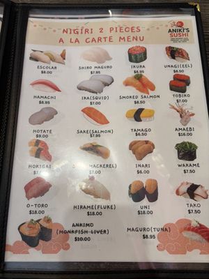 Menu photo 7 Aniki's Sushi Fremont, CA