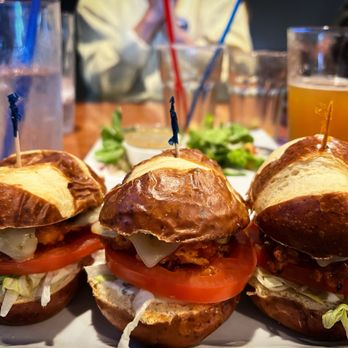 Hackers Bar and Grill - Buffalo chicken sliders - Breakfast & Brunch Near Me - Gig Harbor, Washington Hackers Bar and Grill - Buffalo chicken sliders - Breakfast & Brunch Near Me - Gig Harbor, Washington