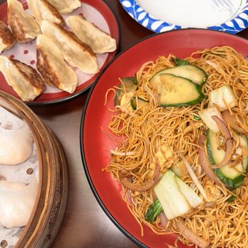 Serious Sanji - Chicken pan Pan-Fried Chicken Dumpling (8) Veggie Noodle - Soup Near Me - North Miami, Florida Serious Sanji - Chicken pan Pan-Fried Chicken Dumpling (8) Veggie Noodle - Soup Near Me - North Miami, Florida