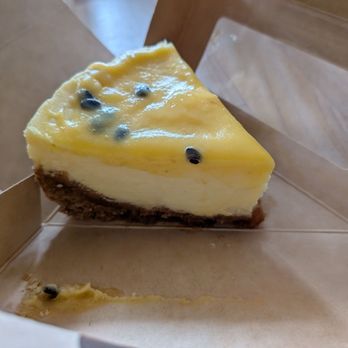 Nash Bakes - Passion fruit cheesecake, slice - Desserts Near Me - San Francisco, California Nash Bakes - Passion fruit cheesecake, slice - Desserts Near Me - San Francisco, California