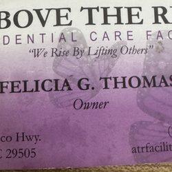 Above the Rest Residential Care