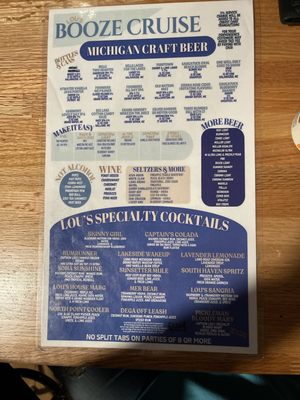 Menu photo 1 Captain Lou's South Haven, MI