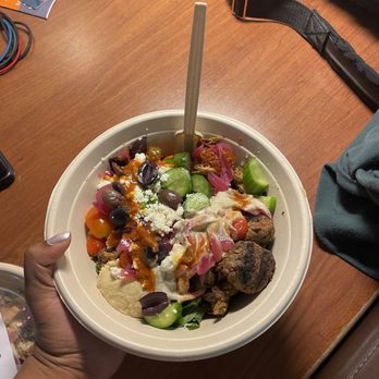 CAVA - custom lamb meatball bowl - Mediterranean Near Me - Lawrence Township, New Jersey CAVA - custom lamb meatball bowl - Mediterranean Near Me - Lawrence Township, New Jersey