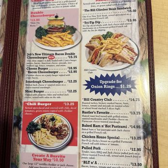Jeb's Blueberry Hill - Menu 2/15/24 - Breakfast & Brunch Near Me - Clovis, California