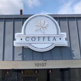 Exterior outside entrance of Coffea - Toluca Lake, California Exterior outside entrance of Coffea - Toluca Lake, California