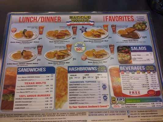 Menu photo 1 Waffle House Valdosta, GA