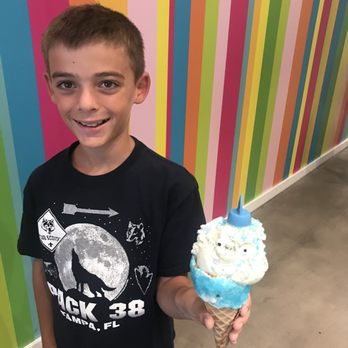 Ice Cream Theory - Shark cone ! - Gelato Near Me - Oldsmar, Florida Ice Cream Theory - Shark cone ! - Gelato Near Me - Oldsmar, Florida