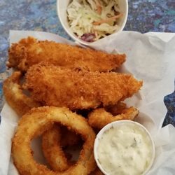Onion Rings & Cole Slaw