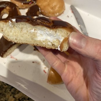 Krispy Kreme - Disappointed in the small amount of filling in all of these donuts - Donuts Near Me - Madison, Tennessee Krispy Kreme - Disappointed in the small amount of filling in all of these donuts - Donuts Near Me - Madison, Tennessee