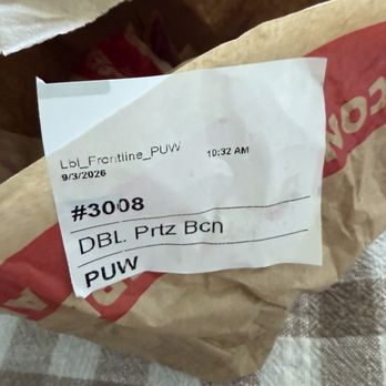 Wendy's - Receipt - Fast Food Near Me - Dublin, California