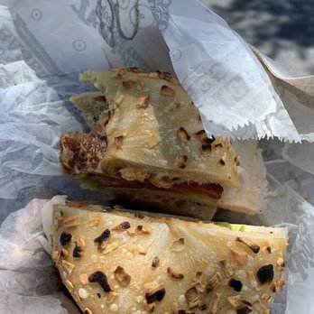 Bruegger's Bagels - Onion bagel with Turkey Chipotle Sandwich - Bagels Near Me - Temecula, California Bruegger's Bagels - Onion bagel with Turkey Chipotle Sandwich - Bagels Near Me - Temecula, California