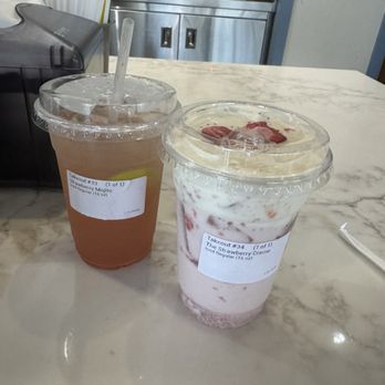Coffee Up Roastery - Strawberry Mojito and The Strawberry Creme - Coffee & Tea Near Me - Fullerton, California