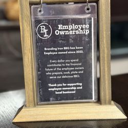Branding Iron BBQ - Great, local small business that's employee owned!