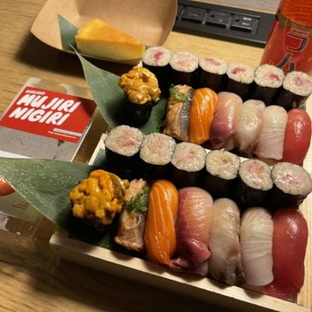 Mujiri - Two Nigiri Combo, Yuzu Cheesecake & Strawberry Soda - Japanese Near Me - Oakland, California