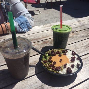 Wheeze The Juice - Outside bench - Juice Bars & Smoothies Near Me - Oklahoma City, Oklahoma