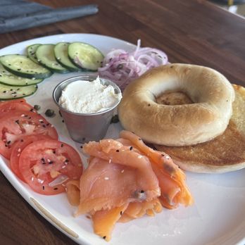 World's Fair by Fairground - Smoked salmon platter - Coffee & Tea Near Me - Hoffman Estates, Illinois