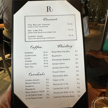 Remington's - Dessert Menu - American Near Me - Chicago, Illinois