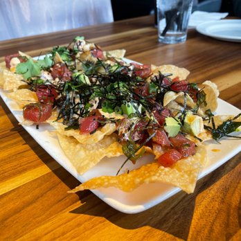 Yard House - Poke Nachos* ** - Vegetarian Near Me - Gaithersburg, Maryland Yard House - Poke Nachos* ** - Vegetarian Near Me - Gaithersburg, Maryland