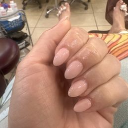 Hard gel manicure Hard gel manicure