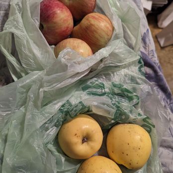 Devoto Gardens & Orchard - Fuji apples and Hawaiian apples, top and bottom respectively - Farms Near Me - Sebastopol, California Devoto Gardens & Orchard - Fuji apples and Hawaiian apples, top and bottom respectively - Farms Near Me - Sebastopol, California